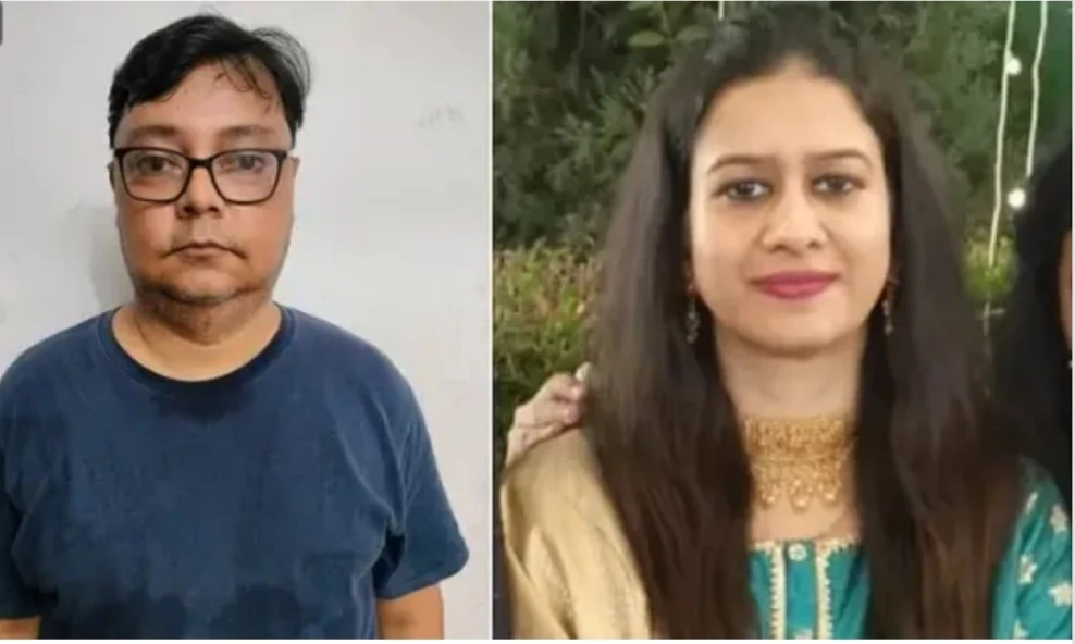 महिला इंजीनियर की बेरोजगार पति ने हथौड़ा मारकर की हत्या पहुंचा थाने।