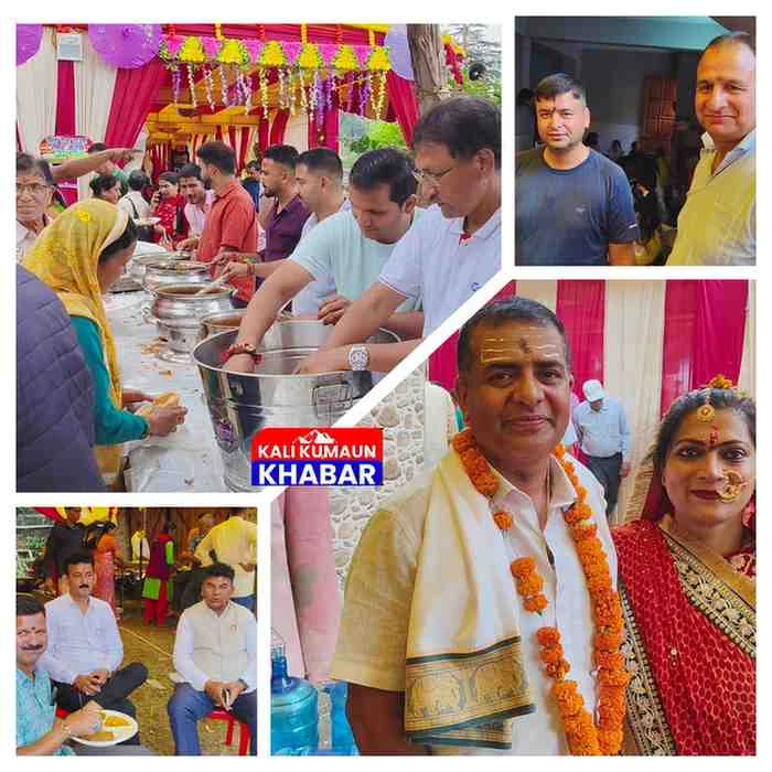 लोहाघाट:हवन यज्ञ व विशाल भंडारे के साथ शिव महापुराण कथा का हुआ समापन। सैकड़ो लोगों ने प्रसाद किया ग्रहण।